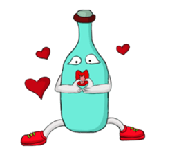 Bottle Man!!! sticker #7371535