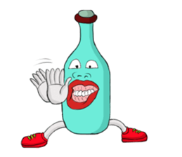 Bottle Man!!! sticker #7371537