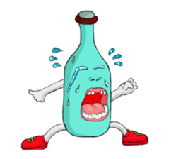 Bottle Man!!! sticker #7371538