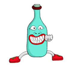 Bottle Man!!! sticker #7371539