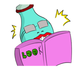 Bottle Man!!! sticker #7371543