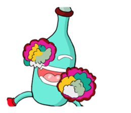 Bottle Man!!! sticker #7371549