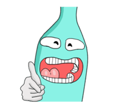 Bottle Man!!! sticker #7371553