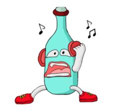 Bottle Man!!! sticker #7371555