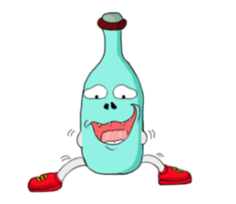 Bottle Man!!! sticker #7371556