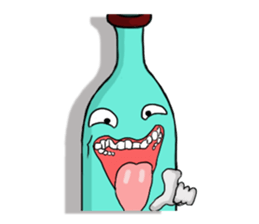 Bottle Man!!! sticker #7371557