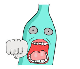 Bottle Man!!! sticker #7371560