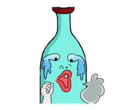 Bottle Man!!! sticker #7371563