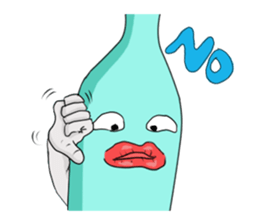 Bottle Man!!! sticker #7371564