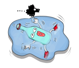 Bottle Man!!! sticker #7371567