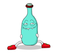 Bottle Man!!! sticker #7371569