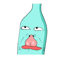 Bottle Man!!! sticker #7371570