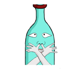 Bottle Man!!! sticker #7371571