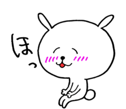 Rabbit which likes meat & Cat sticker #7371719