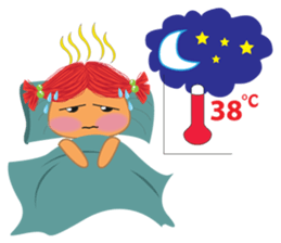 Weather_and girls summer sticker #7371775