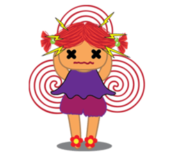 Weather_and girls summer sticker #7371779