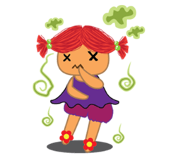 Weather_and girls summer sticker #7371783