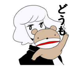 many kind of hand pappets sticker. sticker #7372294