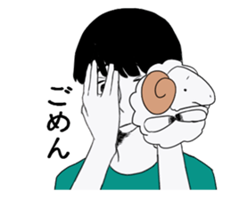 many kind of hand pappets sticker. sticker #7372297