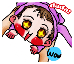 Baby's daily life sticker #7372333