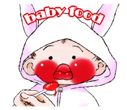 Baby's daily life sticker #7372339