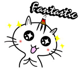 moxa-cat Bunta (English Vol.2) sticker #7372494