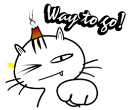 moxa-cat Bunta (English Vol.2) sticker #7372495