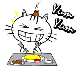 moxa-cat Bunta (English Vol.2) sticker #7372508