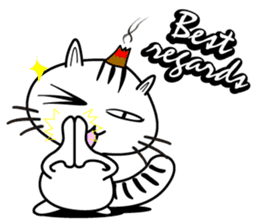 moxa-cat Bunta (English Vol.2) sticker #7372509