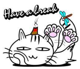 moxa-cat Bunta (English Vol.2) sticker #7372517