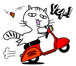 moxa-cat Bunta (English Vol.2) sticker #7372522