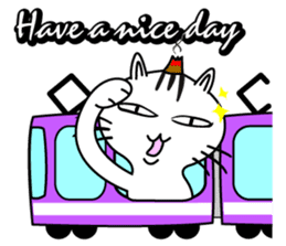 moxa-cat Bunta (English Vol.2) sticker #7372523