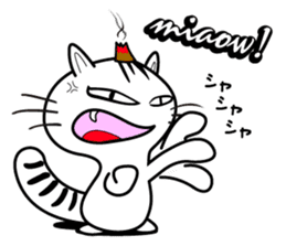 moxa-cat Bunta (English Vol.2) sticker #7372528