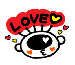 The eye have one language everywhere. sticker #7372718