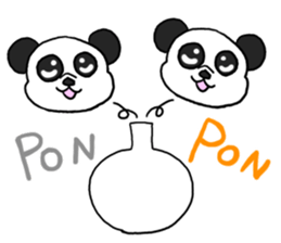 Panda and doctor 2 sticker #7373016