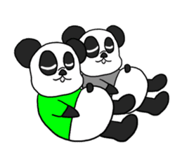 Panda and doctor 2 sticker #7373038