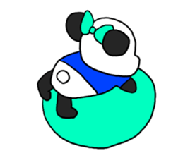 Panda and doctor 2 sticker #7373039