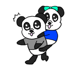 Panda and doctor 2 sticker #7373046