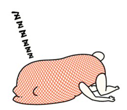 MARONUKO of Orange net sticker #7373079