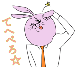 Annoying rabbit and serious fox sticker #7373646