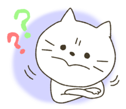 Animals of convenient handwriting sticker #7373797