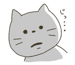 Animals of convenient handwriting sticker #7373803