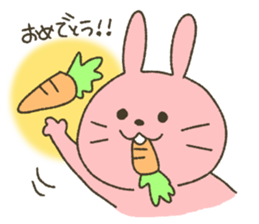 Animals of convenient handwriting sticker #7373806