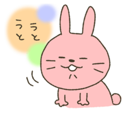 Animals of convenient handwriting sticker #7373810