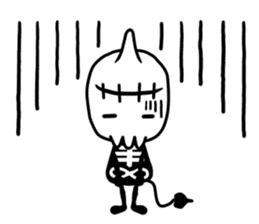 working! Gashadokuro-san sticker #7373921