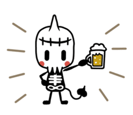 working! Gashadokuro-san sticker #7373929