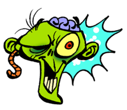 The Veggie Zombie sticker #7374452