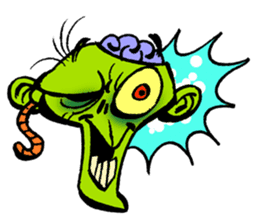 The Veggie Zombie sticker #7374452