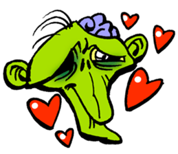 The Veggie Zombie sticker #7374453