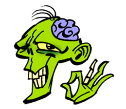 The Veggie Zombie sticker #7374460